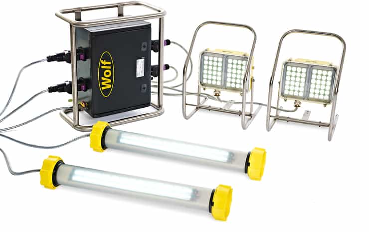 Wolf LinkEx Tank Lighting Kit ATEX  2 x LX-400 & 2 x WF-300 Configuration